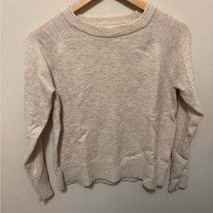 BE COOL Women's Beige Crew Neck Sweater